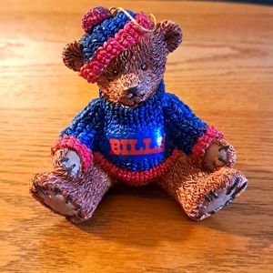 Buffalo Bills Bear Christmas Ornament